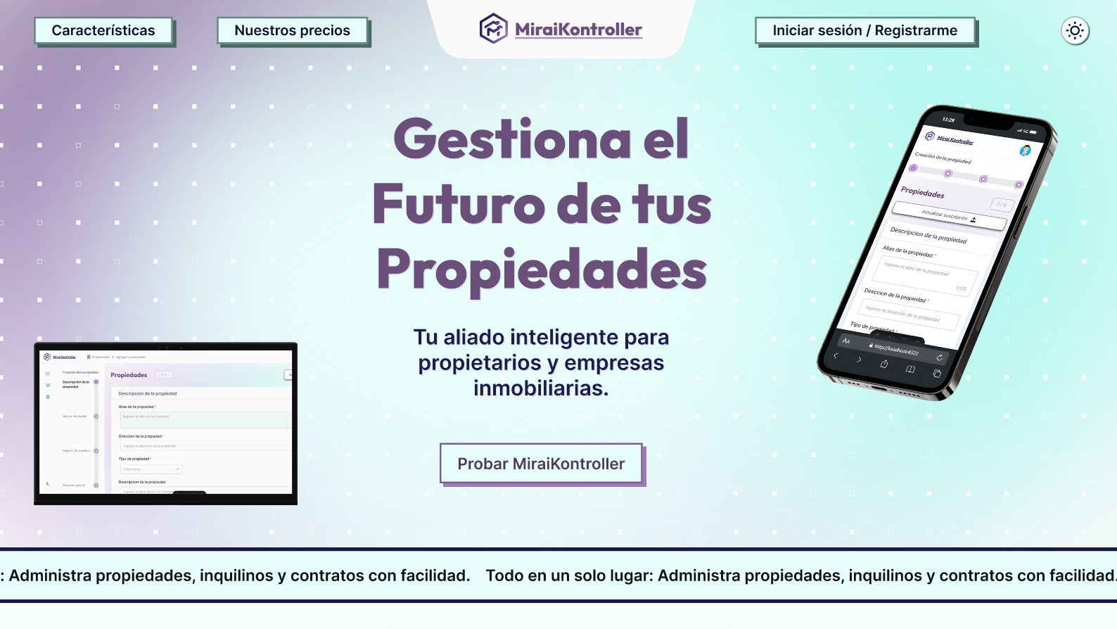 Landing page
